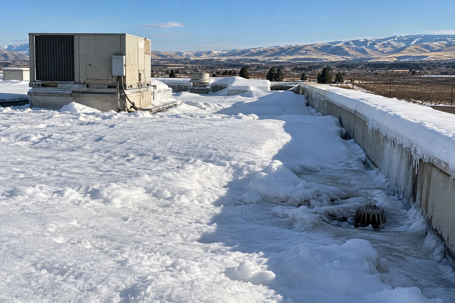 Snow and Ice Roof Damage Repair in Yakima, WA