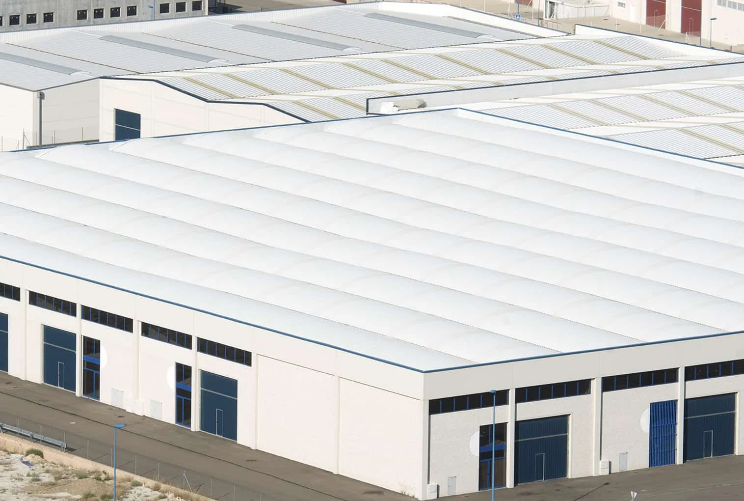 Commercial roof system installed on a Yakima Valley building