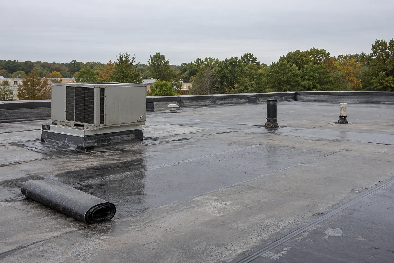 Occupied Building Reroofing in Yakima, WA